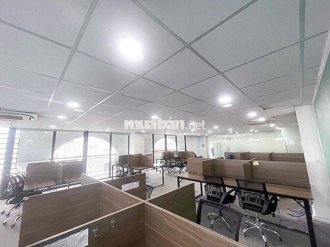 Cho thuê VP 120m2 Cư Xá Bắc Hải Q10 full nội thất