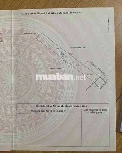 Bán Đất xây biệt thự vườn trung tâm TDM Cũ Nay Phường Phú Lợi HCM
