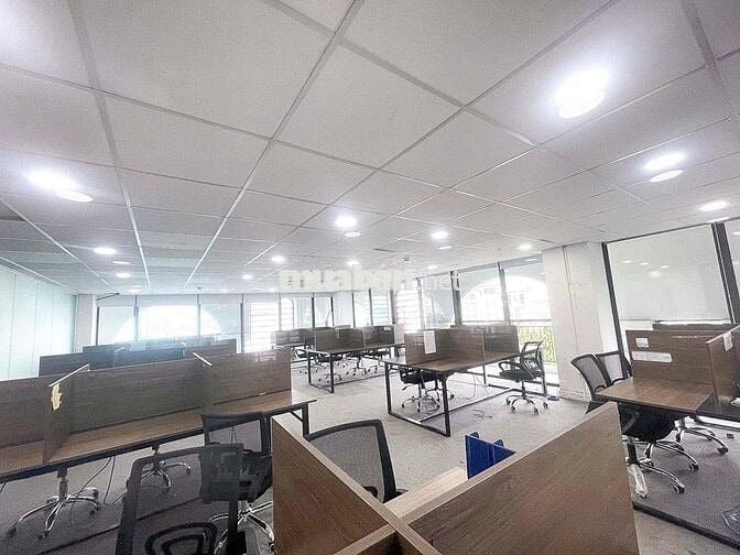 Cho thuê VP 120m2 Cư Xá Bắc Hải Q10 full nội thất