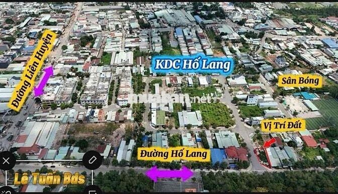 BÁN GẤP LÔ GÓC KINH DOANH 126m full Thổ Cư. ngang 5,8m Dĩ An BD