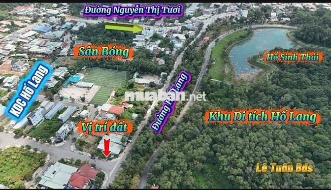 BÁN GẤP LÔ GÓC KINH DOANH 126m full Thổ Cư. ngang 5,8m Dĩ An BD