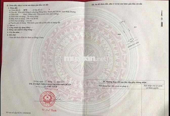 Lô Đất Vàng Đường Nguyễn Đình Chiểu, Đông Hoà, Dĩ An