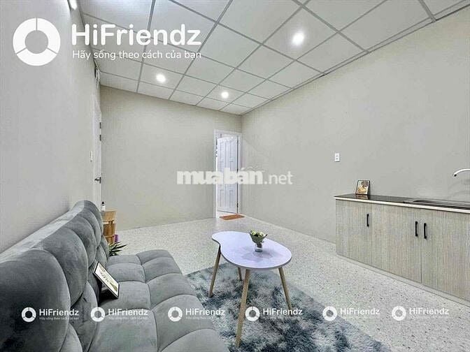 1 phòng ngủ tách bếp rộng 40m2 full nội thất ngay chùa nghệ sĩ