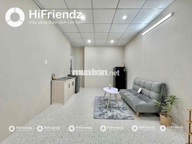 1 phòng ngủ tách bếp rộng 40m2 full nội thất ngay chùa nghệ sĩ
