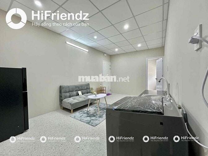 1 phòng ngủ tách bếp rộng 40m2 full nội thất ngay chùa nghệ sĩ