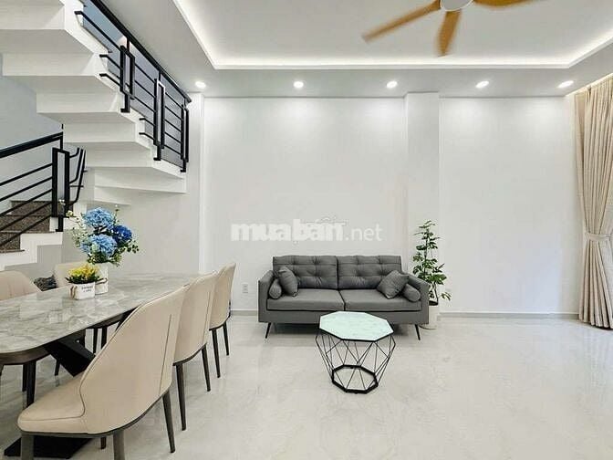 BÁN NHÀ ĐẸP, HẺM XE HƠI THÔNG, 50M², SÁT CHỢ THẠCH ĐÀ PHẠM VĂN CHIÊU