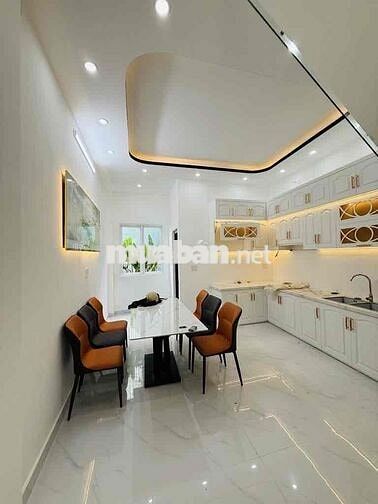 QUẬN 7, NHÀ MỚI 60m2,  3 TẦNG, 4 PHÒNG NGỦ, DỌN VÀO Ở NGAY, HẺM XE HƠI