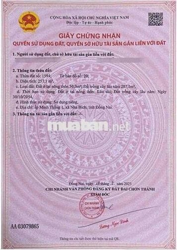 500m2 đất nền đường nhựa, xây trọ ngay KCN Becamex, chợ minh thắng