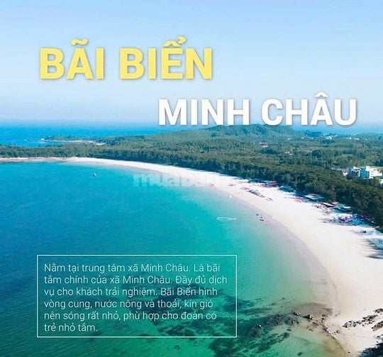 Bán lô đất vàng mặt phố đi bộ Minh Châu - Bãi Biển đẹp nhất Miền Bắc 