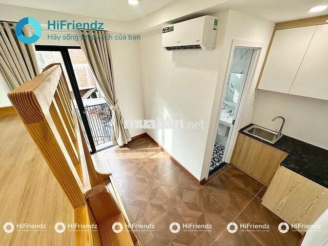 STUDIO BAN CÔNG FULL NỘI THẤT 2 KHÔNG GIAN NGỦ VIEW ĐẸP Ở THỐNG NHẤT