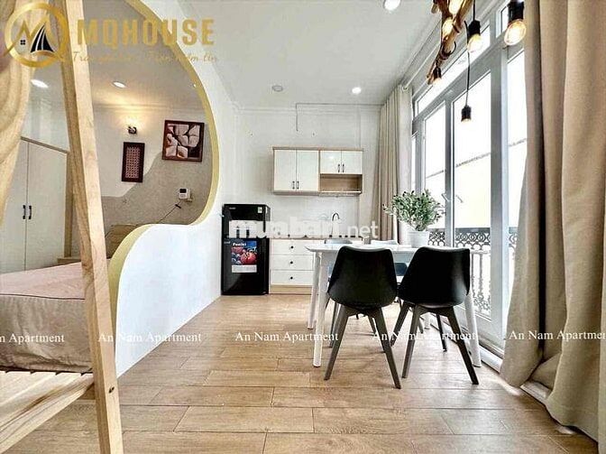 Căn Hộ 1PN Tách Bếp Ban Công 30m2 - Ngay Khu Ẩm Thực Phan Xích Long