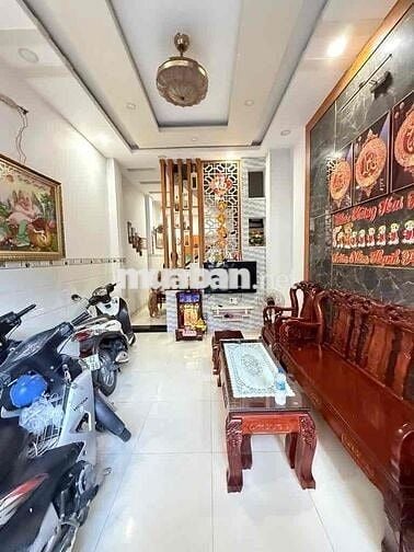 BÌNH TÂN NGAY AEONMALL - NHÀ 4 TẦNG MUA Ở NGAY - HẼM NHỰA 7M - 3,6 x 1