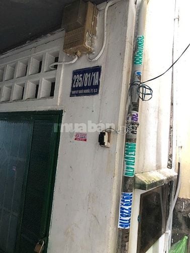 CHO THUÊ NHÀ HẺM 235/81/1A NAM KỲ KHỞI NGHĨA, P.7 (XUÂN HOÀ), QUẬN 3