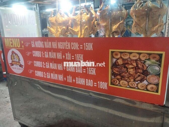 Có việc về quê gấp cần sang lại tiệm gà nướng mắm nhĩ và dạy nghề