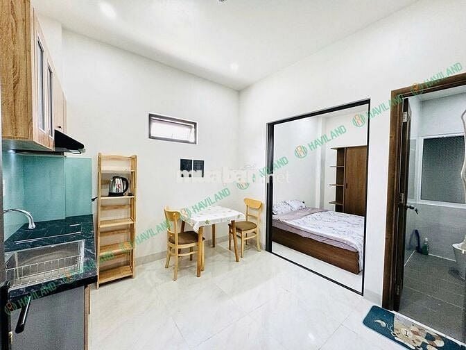 Cho thuê căn hộ 1PN full nội thất – Đường K20, sau lưng BV 600 Giường