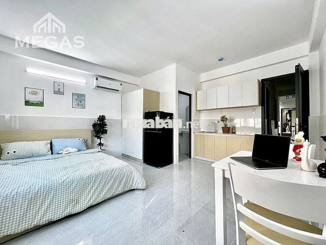 CHO THUÊ STUDIO 35M2 CỬA SỔ THOÁNG MÁT, FULL NỘI THẤT MỚI KENG