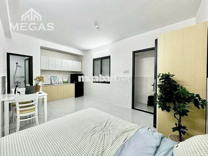 CHO THUÊ STUDIO 35M2 CỬA SỔ THOÁNG MÁT, FULL NỘI THẤT MỚI KENG