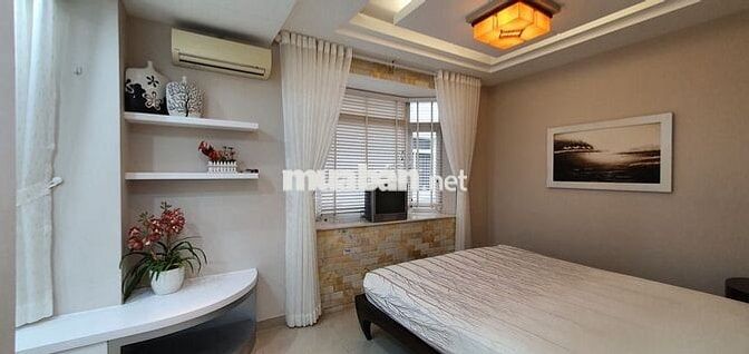 Cho thuê Biệt thự Mỹ Giang Quận 7, 3 phòng ngủ, 7x18, nội thất đầy đủ