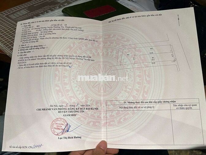 💥 LÔ ĐẤT ĐẸP ĐƯỜNG THÔNG 2 Ô TÔ CHÁNH 👉 CHƯƠNG DƯƠNG - THƯỜNG TÍN -H