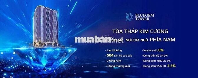 CHÍNH CHỦ BÁN CHUNG CƯ BLUEGEM TOWER Pháp Vân, 100m2 THU 6,x TỶ, 3PN