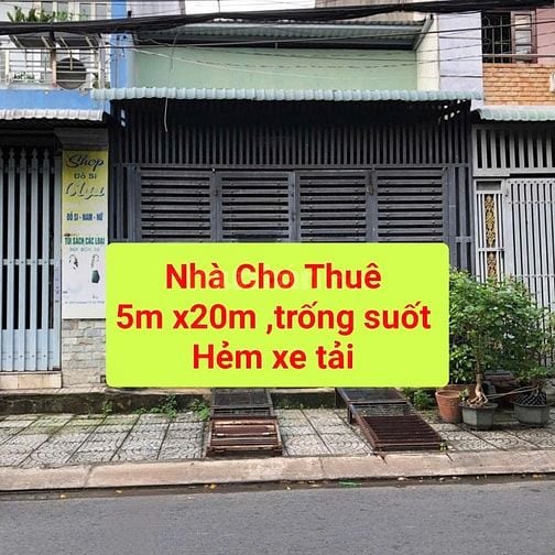 nhà 5x20m,đường An Dương Vương giá 11tr/tháng