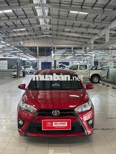 Toyota Yaris màu đỏ 2016 máy 1.5E nhập thái xe zin