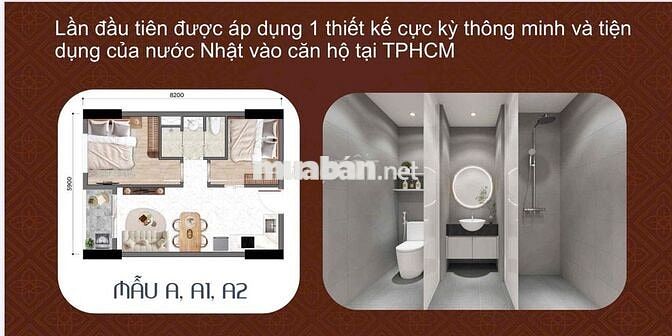 Căn hộ 2PN tại Bcons Asahi chỉ 2tỷ1 ngay Quốc lộ 1k