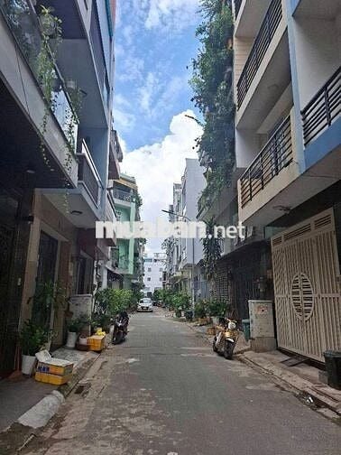 NHÀ ĐẸP 4 TẦNG, HẺM XE HƠI THÔNG, DT (5X12)M2, GIÁ 6,3 TỶ CÒN TL