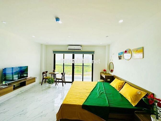 CHO THUÊ CĂN HỘ 1N1K BAN CÔNG SIÊU LỚN NGAY ĐH TÀI NGUYÊN MÔI TRƯỜNG