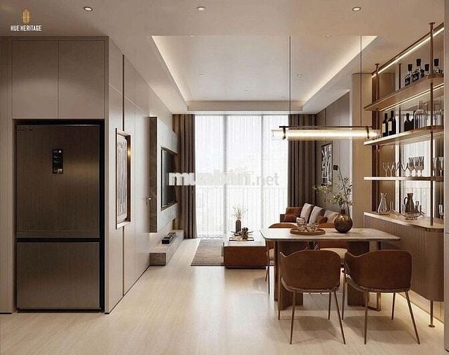Căn hộ 2PN tại ngã 6 trung tâm TP Huế view Sông Hương chỉ từ 60tr/m2