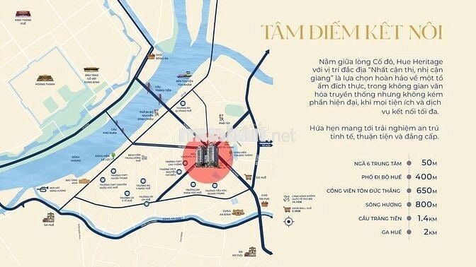 HOT DEAL! CĂN HỘ CAO CẤP HUẾ HERITAGE- GIÁ GỐC CĐT- SỔ HỒNG LÂU DÀI