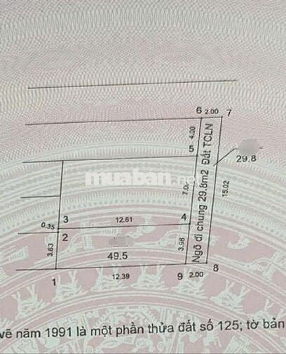 Bán 50m2 đất Phúc Lợi ngõ thông thoáng, gần ô tô tránh, gần công viên