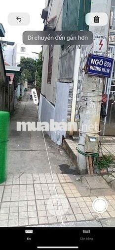 Đất ngõ 609 Hà Lầm, sổ đỏ 100% xây dựng, đt 78.3m2