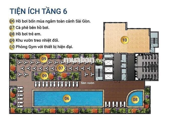 Thuê Phòng 20m2 D-Vela Q7 Full nội thất