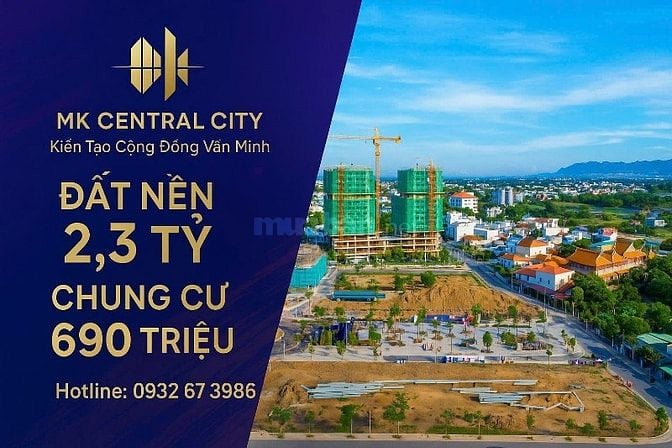 BÁN LÔ GÓC 2 MẶT TIỀN – 148,5M² – HIẾM TẠI MK CENTRAL CITY, PHỦ 