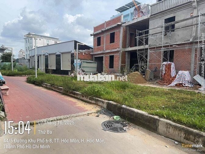 Cần bán gấp lô đất thổ cư 63m² (4,5x14) ngay chợ Hóc Môn