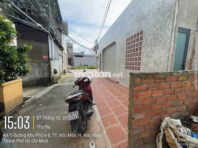 Cần bán gấp lô đất thổ cư 63m² (4,5x14) ngay chợ Hóc Môn