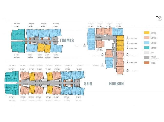 Căn hộ bán hoặc cho thuê tại The River Thủ Thiêm view sông 4PN 203m2