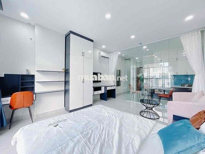 🏡Căn Hộ Ngay Chân Cầu Kiệu - 1PN Full Nội Thất - Bancol Thoáng Mát