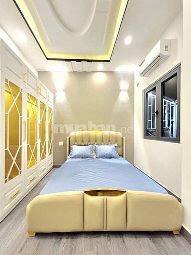 Nhà Mới Ở Ngay, Hẻm Xe Hơi, 03 Tầng, DT 4x15m