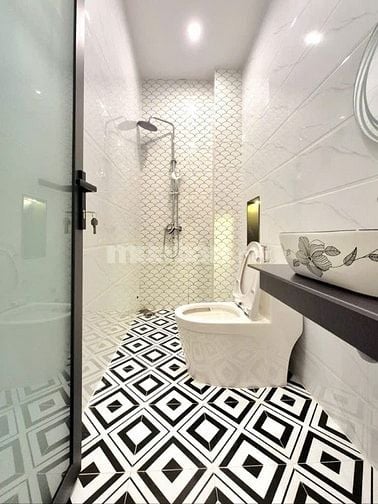 Nhà Mới Ở Ngay, Hẻm Xe Hơi, 03 Tầng, DT 4x15m