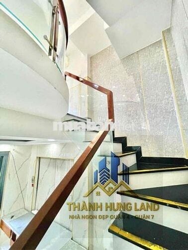 🏡 NHÀ 5 TẦNG NGANG 8 MÉT – PHƯỜNG KHÁNH HỘI QUẬN 4 - HẺM 1 SẸC THOÁNG