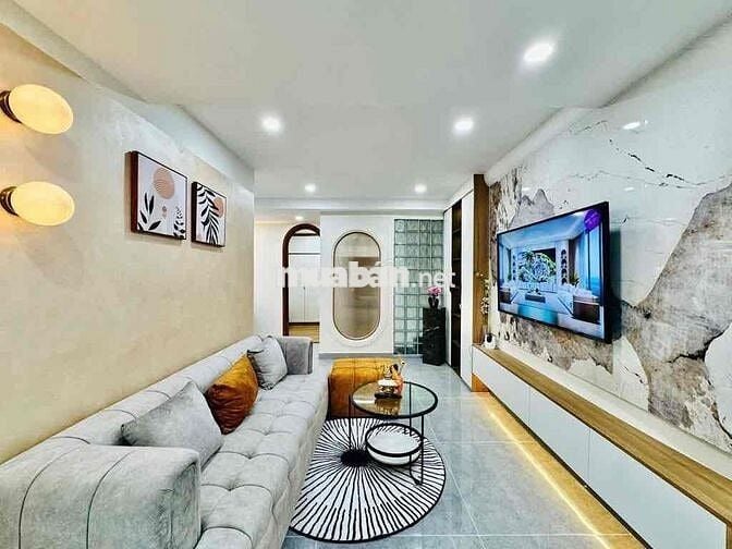 LÔ GÓC 2 MẶT HẺM XVNT – UNG VĂN KHIÊM –FULL NỘI THẤT – NGANG 5.2 M