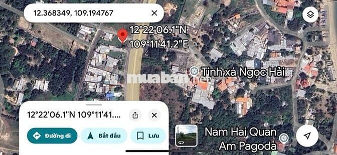 Bán đất 454m2 QL1 Vĩnh Lương (Nam Nha Trang). Giá 1,2 tỷ