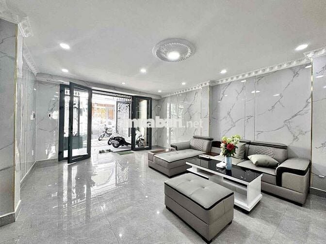 6 TẦNG - THANG MÁY - Ô TÔ VÀO NHÀ - NGANG 4.5 M - 4 PN FULL NỘI THẤT H