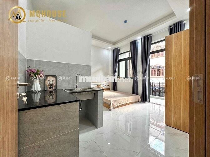 STUDIO BANCOL/CỬA SỔ - NGAY KHU VỰC LUỸ BÁN BÍCH - FULL NỘI THẤT NEW