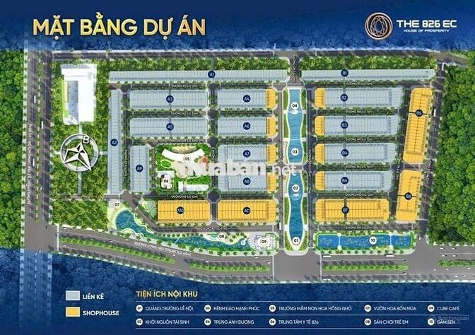 BÁN ĐẤT NỀN SỔ ĐỎ THE 826 EC, LONG HẬU, CẦN GIUỘC, LONG AN.