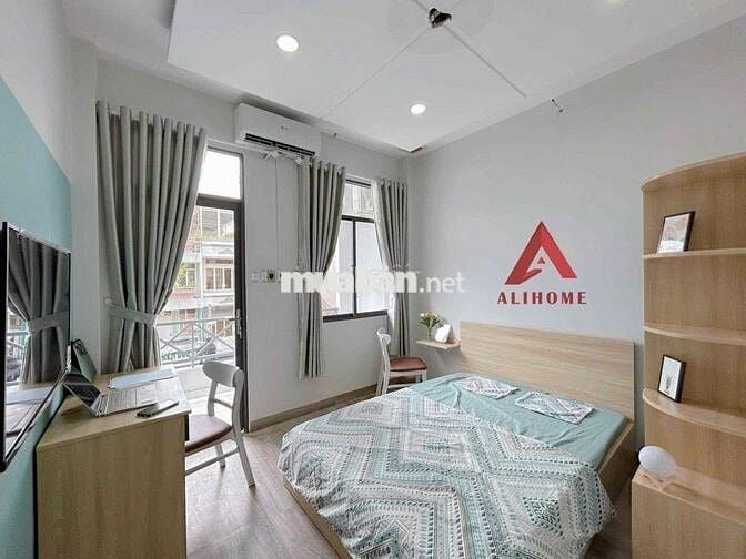 Khai trương căn hộ 1PN balcony - mặt tiền - CV Lê Văn Tám - Cầu Bông