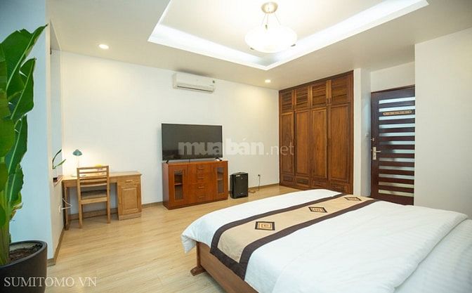 Căn hộ dịch vụ 1 ngủ mới m2 cho thuê tại phố Kim Mã, đối diện Daewoo