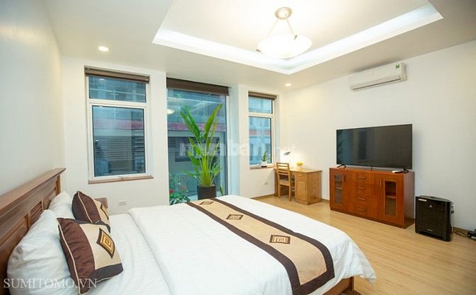 Căn hộ dịch vụ 1 ngủ mới m2 cho thuê tại phố Kim Mã, đối diện Daewoo